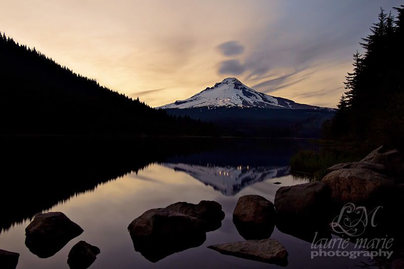 Mt Hood Trillium Lake Sunset