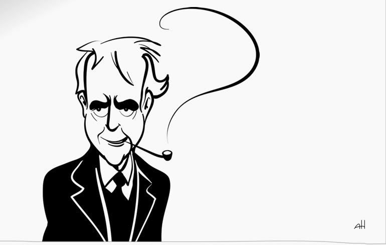 Bertrand Russell Drawing