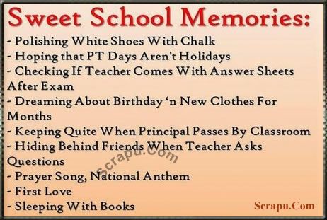 sweet school memories quotes