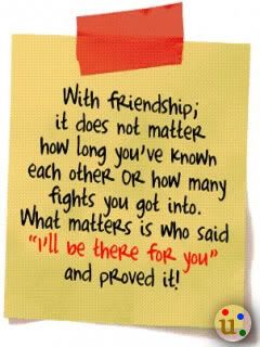 Friends  Friendship Note