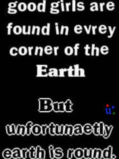 Funny image Earth  has no corners