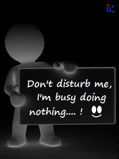 Funny picture Busy doing nothing