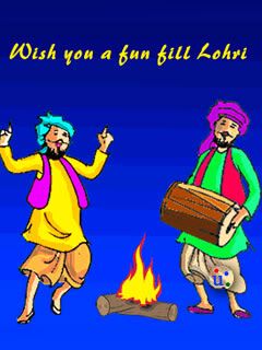 Lohri wallpaper Celebrating Lohri