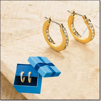 rhinestone earrings
