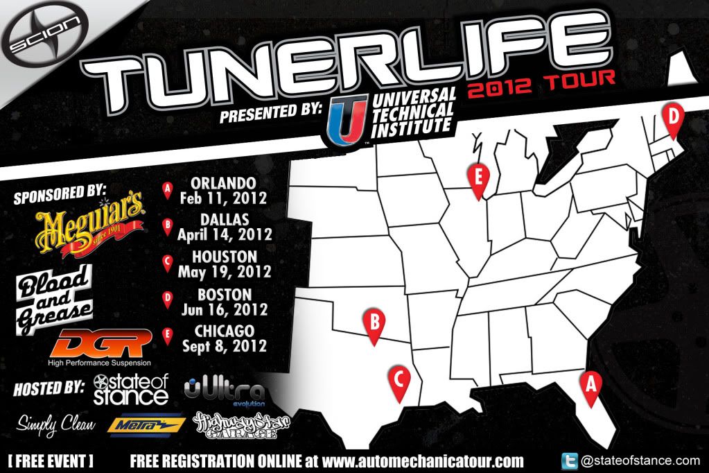 UTI Orlando Presents TUNERLIFE MEET 2/11/12 8th Generation Honda
