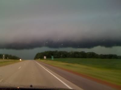 tornadoes forming. There were tornadoes today