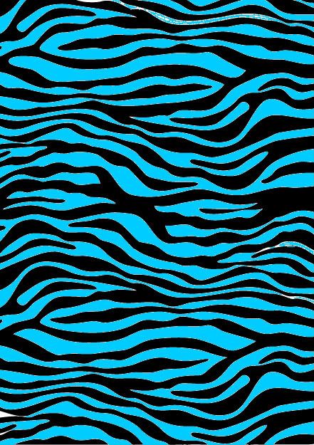 Zebra Print vector 2 by inferlogicjpg blue zebra