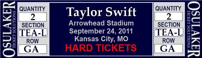 taylor swift tickets philadelphia 2011. Get the Taylor Swift 2 Ga Pit