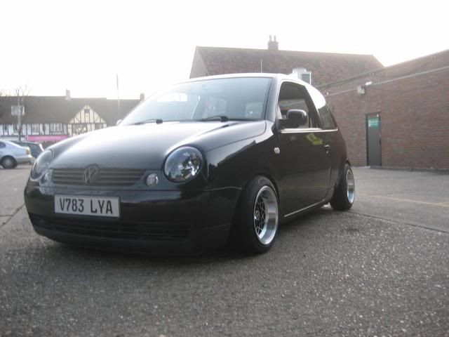 Currently Drivingslammed blk lupo wiv 13sss