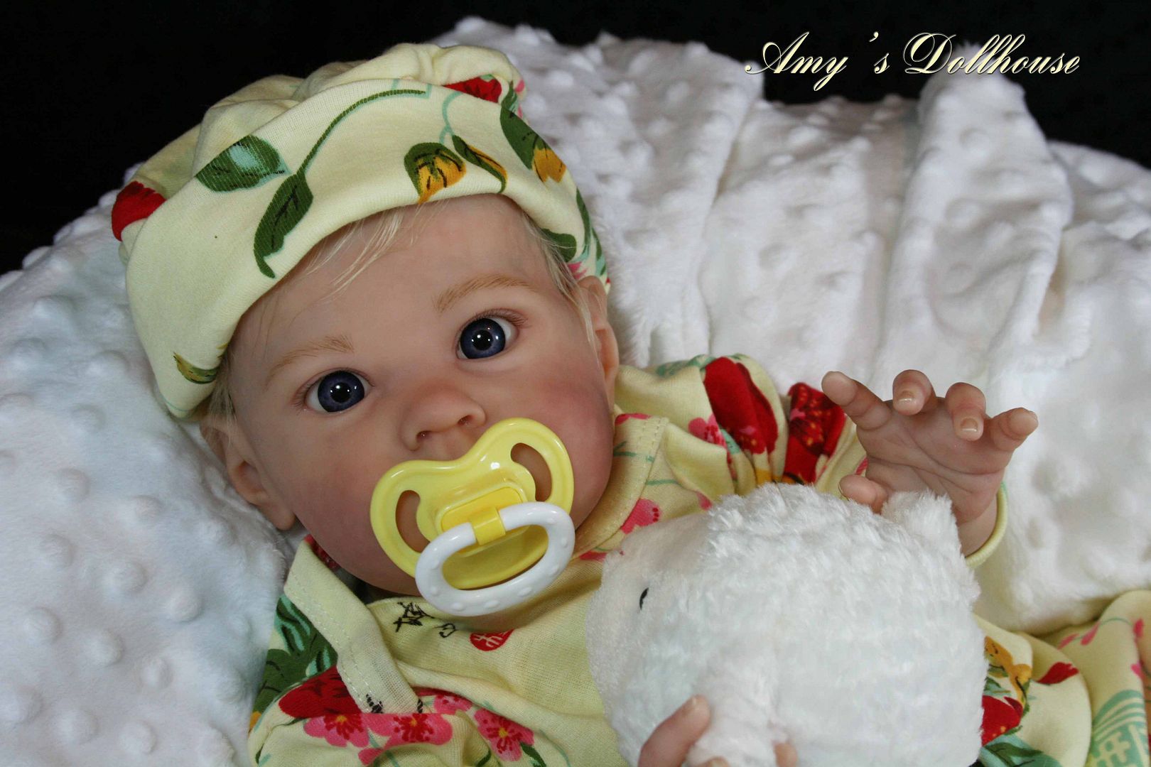 Amy's Dollhouse Lifelike Reborn Baby B. Brown"Sharlamae"MRMH Tummy