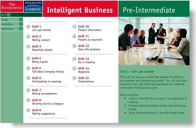 Intelligent Business Intermediate Workbook Download