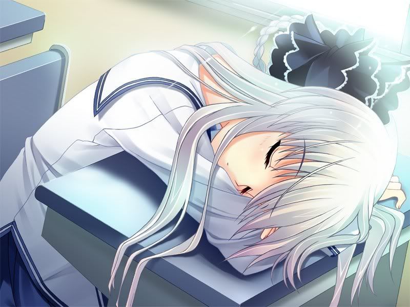 White hair anime girl Pictures, Images and Photos