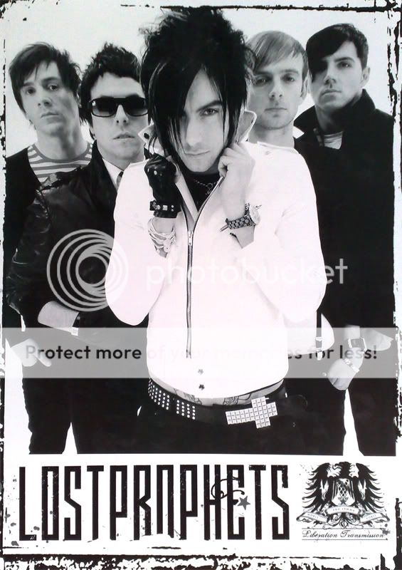 Lostprophets Ian Watkins Mike Lewis tour poster new  