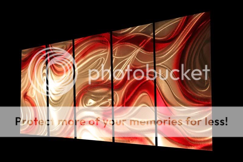 Metal Wall Art Abstract Decor Contemporary Modern Sculpture Hanging 